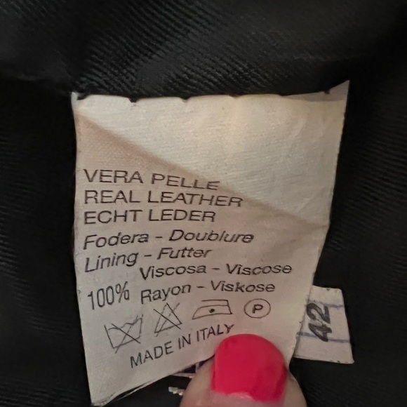 Vaunt Made In Italy Leather Pants - Picture 8 of 8